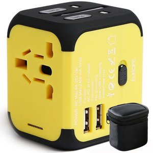 fábrica 5 V 2.4A UE Reino Unido AUS 4 en 1 cargador de viaje con doble carga puerto de carga USB adaptador de viaje - Product Image 6