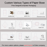 Boîte d'emballage pour tortilla, burrito, shawarma, personnalisée, de qualité alimentaire, jetable, sac en papier, ensemble de couverts, fournitures complètes pour emporter