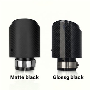 Sortie d'Échappement Type Akrapovič Premium en Acier Inoxydable et Fibre de Carbone Poli Miroir, Pots d'Échappement de Luxe - Product Image 3