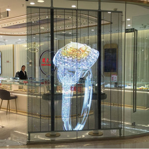 Store Window Advertising Led Display <strong>Transparent</strong> Led <strong>Screen</strong> Pantalla Led Transparente Glass Led <strong>Screens</strong> - Product Image 6