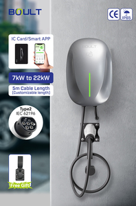 Station <span class=keywords><strong>de</strong></span> <span class=keywords><strong>recharge</strong></span> <span class=keywords><strong>électrique</strong></span> par <span class=keywords><strong>carte</strong></span> magnétique AC 11,5-22 kW Wallbox Chargeur EV Câble <span class=keywords><strong>de</strong></span> 5 m IP65 24 mois avec contrôle via l'application Tuya - Product Image 5