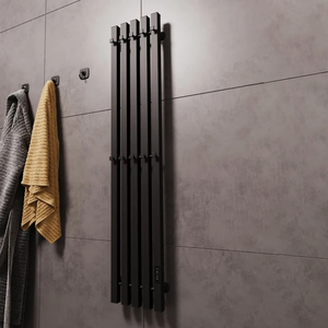 <span class=keywords><strong>Scaldasalviette</strong></span> Elettrico con Striscia Riscaldante in Fibra di Carbonio e Ganci, Portasciugamani e Stendibiancheria da Bagno - Product Image 3
