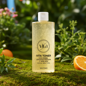 Vita Toner 500ml Hydratant à la Vitamine C et AHA pour tous types de peaux - Product Image 3