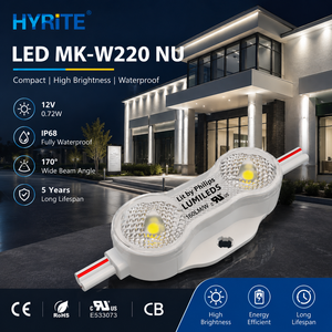 Module LED extérieur HYRITE LED MK-W220 NU 12V 1W IP68 étanche, angle de faisceau 170°, blanc naturel 4100K Ra80, garantie 7 ans - Product Image 1