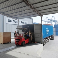 Transitaire maritime abordable FCL/LCL, agent d'expédition DDP, dédouanement, transport de marchandises surdimensionnées vers les États-Unis
