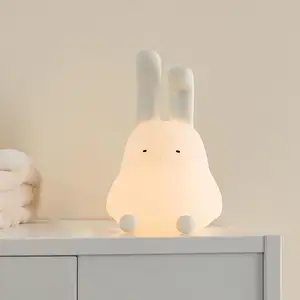 Rabbit Silicone Lamp For Kids With Timer Control And Christmas Gift