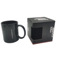 Boîte d'emballage de tasses à café personnalisées à prix d'usine avec fenêtre transparente