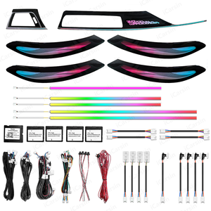 Luce Ambientale F34 F36 per <span class=keywords><strong>BMW</strong></span> <span class=keywords><strong>F30</strong></span> Serie 3 3GT Serie 4 Kit di Aggiornamento Luci a <span class=keywords><strong>LED</strong></span> Interne Accessori Finiture Cruscotto - Product Image 2