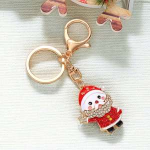 Llavero de Metal con Diseño Personalizado de Copo de Nieve Navideño - Product Image 6