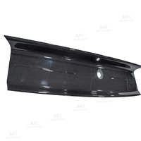 Panneau de coffre arrière en fibre de carbone véritable pour Ford Mustang GT Coupé 2015-2019, plaque de protection de coffre arrière, accessoires de voiture