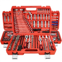 Kit d'outils universel à douilles à dégagement rapide, clé à cliquet, kit de réparation combiné pour l'entretien automobile