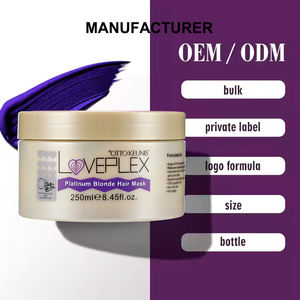 Mascarilla Capilar de Aceite de Coco y Argán con Logotipo Personalizado del Fabricante, Etiqueta Personalizada al por Mayor, Mascarilla Capilar Morada Antiencrespamiento de China - Product Image 5