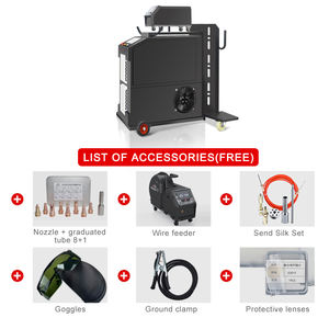 Станок с ЧПУ, сварочный аппарат для удаления ржавчины, 1500 Вт, 2000 Вт, 3000 Вт, 4 в 1, Ручной Волоконно-лазерный сварочный аппарат, высокая точность для металла - Product Image 6