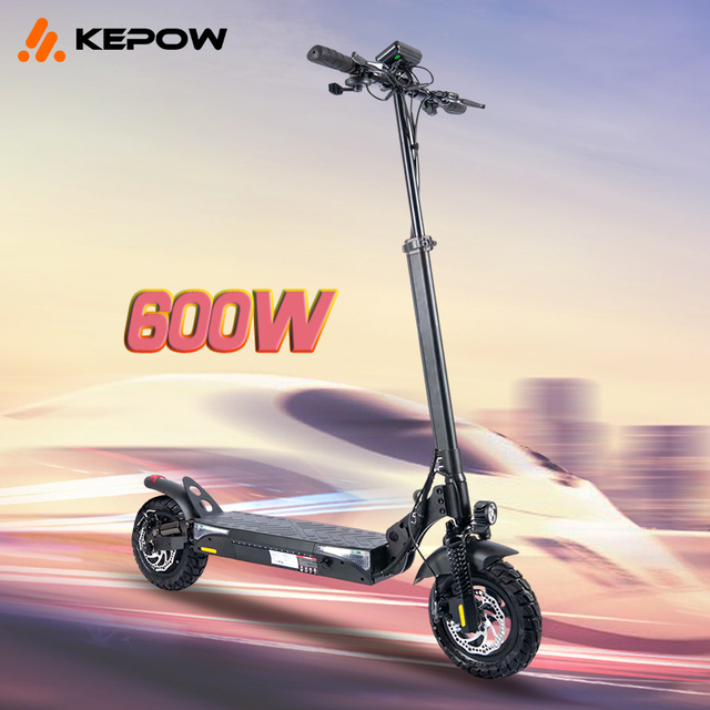 China Factory 600w Powerful Motor 48v 10ah Lithium Battery Off-road Scooter T4 Adult Fast Electric Scooter