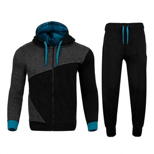 Ensemble de survêtement à capuche pour homme, qualité supérieure, pour l'exercice, la course à pied, les voyages et la mode décontractée - Product Image 1