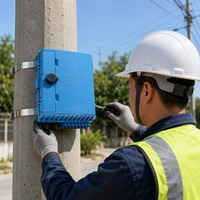 Caja de Distribución FTTH de 16 Núcleos al por Mayor, Caja de Empalme de Fibra Óptica, Caja Terminal Impermeable IP65, Pedido a Granel, Servicio OEM ODM