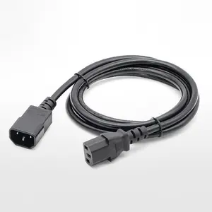 6ft C14 a C13 PC TV PDU PSU Extender Cable de alimentación 10 Amp