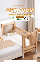 Cuna Multifuncional de Madera Maciza Estilo Europeo SDD TMALLWOOD, Fabricada con Materiales Ecológicos Biodegradables