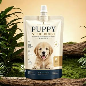 Food Grade Pet Nutrition Liquid Packaging Stand Up Spout Pouch Custom Printed Aluminum Foil Bag - Product Image 4