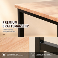 Banc de travail en acier personnalisable de style industriel / moderne / classique pour garage, table de travail, poste de travail, bureau