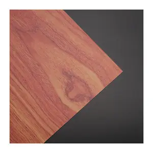 Chapa de madera de roble rojo Rican, tablero de laminación de película de grano de madera de 4x2, puertas recubiertas Uv de alta resistencia