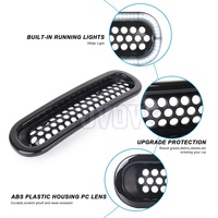 OVOVS autres accessoires d'éclairage de voiture, feux de jour blancs pour Jeep Wrangler JK JKU 2007-2017 barre lumineuse de calandre