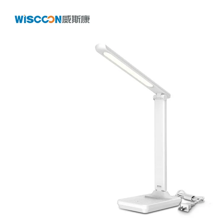 Wiscoon High Quality Office Learning Desk Lamp Folding Energy Saving Touch Switch