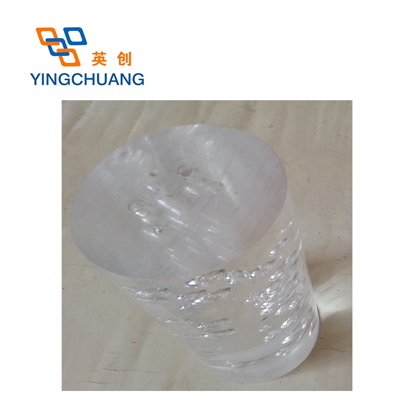 Yingchuang 1m 1.5m 30mm Diameter clear Acrylic Tube Color Pmma Rod for Decoration