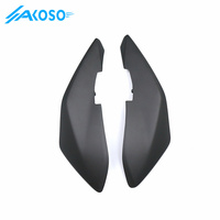 AKOSO 3K 3*3 accessoires de moto en Fiber de carbone siège arrière avec panneau latéral d'accoudoir pour Ducati Hypermotard 950 2019 +