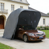 Housses de voiture pliables, abri extérieur, revêtement argenté, protection solaire, isolation thermique, tentes pliantes automatiques, housses de voiture électriques