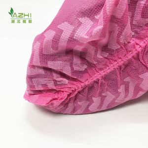 Protège-chaussures jetables antidérapants imperméables roses, très demandés, pour hôpitaux, salles blanches et laboratoires - Product Image 5