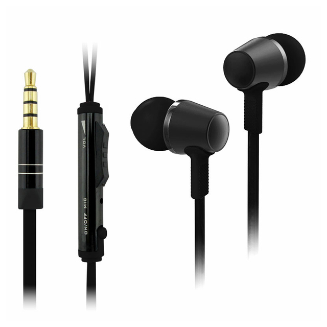 Best Sell 3.5mmPlug Durable Cable In-Ear Earphones Wired Headphones Earphones Earbuds