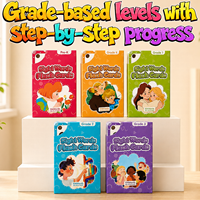 Cartes flash OEM ODM personnalisées à 520 faces, double face, pour l'apprentissage des mots fréquents en maternelle et préscolaire
