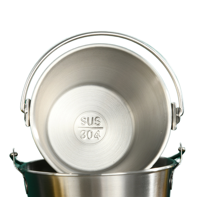 Premium 304 Stainless Steel Ice Bucket Thickened Food-Grade Wine Chiller & Dry Ice Cooler for KTV Bars and Home Parties