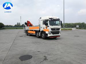 מפעל מוכרת משאית מנוף HOWO יורו 6, <span class=keywords><strong>8</strong></span> טון, מנוף זרוע מפרקית, מנוף רכוב על משאית, מנוף הידראולי נייד - Product Image 2