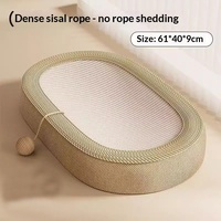 Griffoir incliné pour chat en gros avec coussin intérieur remplaçable, rampe à griffer pour chat en carton ondulé, faible MOQ, emballage personnalisé