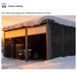 Pérgola de Aluminio con Techo de Láminas, Luces LED para Trabajo, Ecológica, Sellada para Todo Clima, Uso Durante Todo el Año, para Jardín, Exteriores y Hogar - Product Image 2