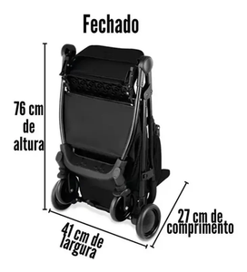 Passeggino EN1888 <span class=keywords><strong>con</strong></span> Chiusura a Una Mano, <span class=keywords><strong>Telaio</strong></span> in Acciaio ad Alto Tenore <span class=keywords><strong>di</strong></span> Carbonio, Schienale Regolabile, Imbracatura a 5 Punti, Bracciolo Rimovibile - Product Image 6