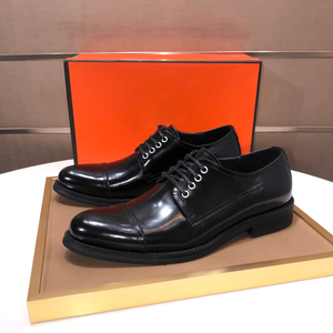 Zapatos Oxford Retro con Parte Superior de Cuero de Grano Completo, Suela de Goma/Látex y Forro de Tela para Todas las Estaciones, Entresuela de Goma Espumada - Product Image 3