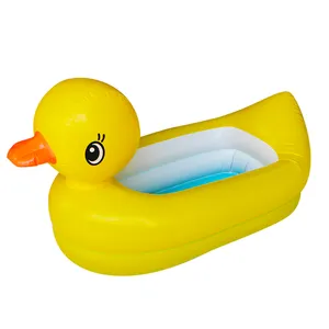 Vente en gros de produits de bain pour bébé en Pvc, matériau de Protection de l'environnement, baignoire gonflable pour bébé à motif personnalisé