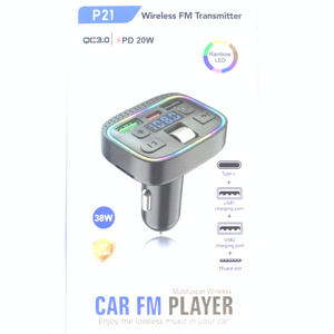 Transmisor FM Cargador de coche USB Reproductor de MP3 Unidad USB <span class=keywords><strong>Bluetooth</strong></span> Manos libres Kit de coche - Product Image 4