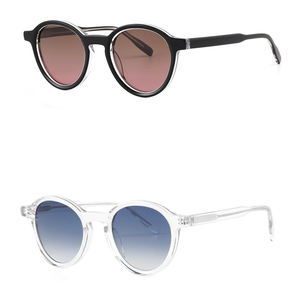 GLT96161S Gafas de sol populares Polarizadas Pesca Conducción Marcos redondos Marco transparente Gafas de sol Mujer Tonos personalizados Logo - Product Image 2