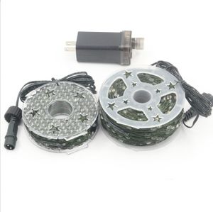 سلسلة أضواء خارجية مقاومة للماء 8 أوضاع أوقات الذاكرة لحفلات الزفاف غرفة نوم جدران حديقة الأشجار الديكور (أبيض دافئ) - Product Image 1