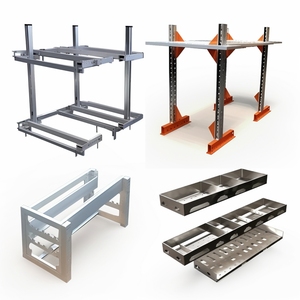 Supports personnalisés en fer/aluminium/acier inoxydable à grande échelle | Support d'équipement industriel à haute charge - Product Image 2