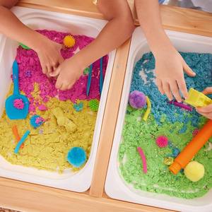 JITENG Meilleure vente : Sable hydrophobe et argile souple d'été pour le modelage cinétique éducatif DIY, avec sac d'accessoires <span class=keywords><strong>en</strong></span> plastique, stimulant - Product Image 4