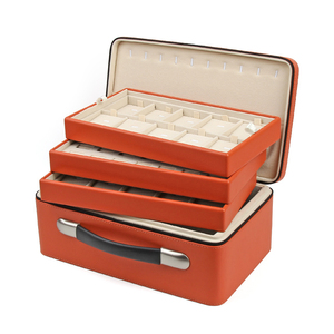 Piccola Scatola Regalo Principessa Marrone Scuro Rustica a Griglia Nuova Sicura per <span class=keywords><strong>Gioielli</strong></span> Caja Para Joyas Portagioie per Set di Orecchini - Product Image 1