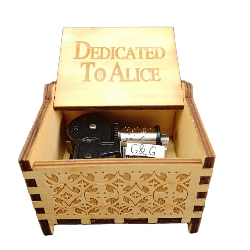 앨리스 나무 음악 상자 맞춤 바람 음악 상자 전용