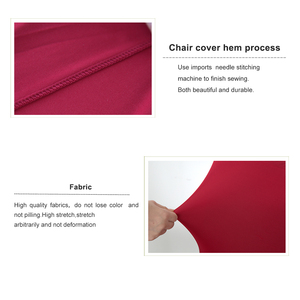Multicolor Spandex High Bar Table Covers Cocktail Table Lines Wedding Tablecloth 30 Inch White Round Table Cloth for Party Pub - Product Image 4