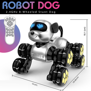 <strong>2</strong>.4G <strong>Remote</strong> <strong>Control</strong> 8-Wheel Smart Robotic Dog Interactive <strong>Programming</strong> Pet Robot Toy with Singing&amp;Dancing - Product Image 4