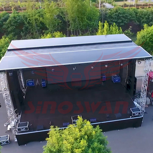 VUÔNG nhôm giai đoạn giàn giàn mái hệ thống mái ngoài trời phòng di động giàn cấu trúc di động giai đoạn trailer - Product Image 4